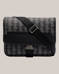 Borsa Grande Con Patta The Blend Monogram Noir NH4411LX Lacoste