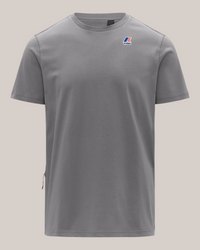 T-Shirt Slim Fit Leonide Blu Grey Frost K7142 411 K-Way