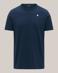 T-Shirt in Jersey Slim Fit Odom Blue Insignia K7125UW B67 K-Way