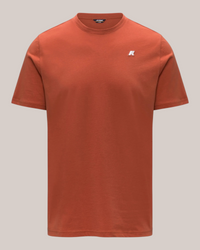 T-Shirt in Jersey Slim Fit Odom Orange Brownish K7125UW 896 K-Way