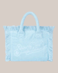 Borse Colette Terry Effetto Spugna Con Rilievo Celeste COL011 00414L MC2 Saint Barth