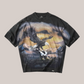 T-Shirt Chrome Flight Stained Black MLM100761-04 Represent