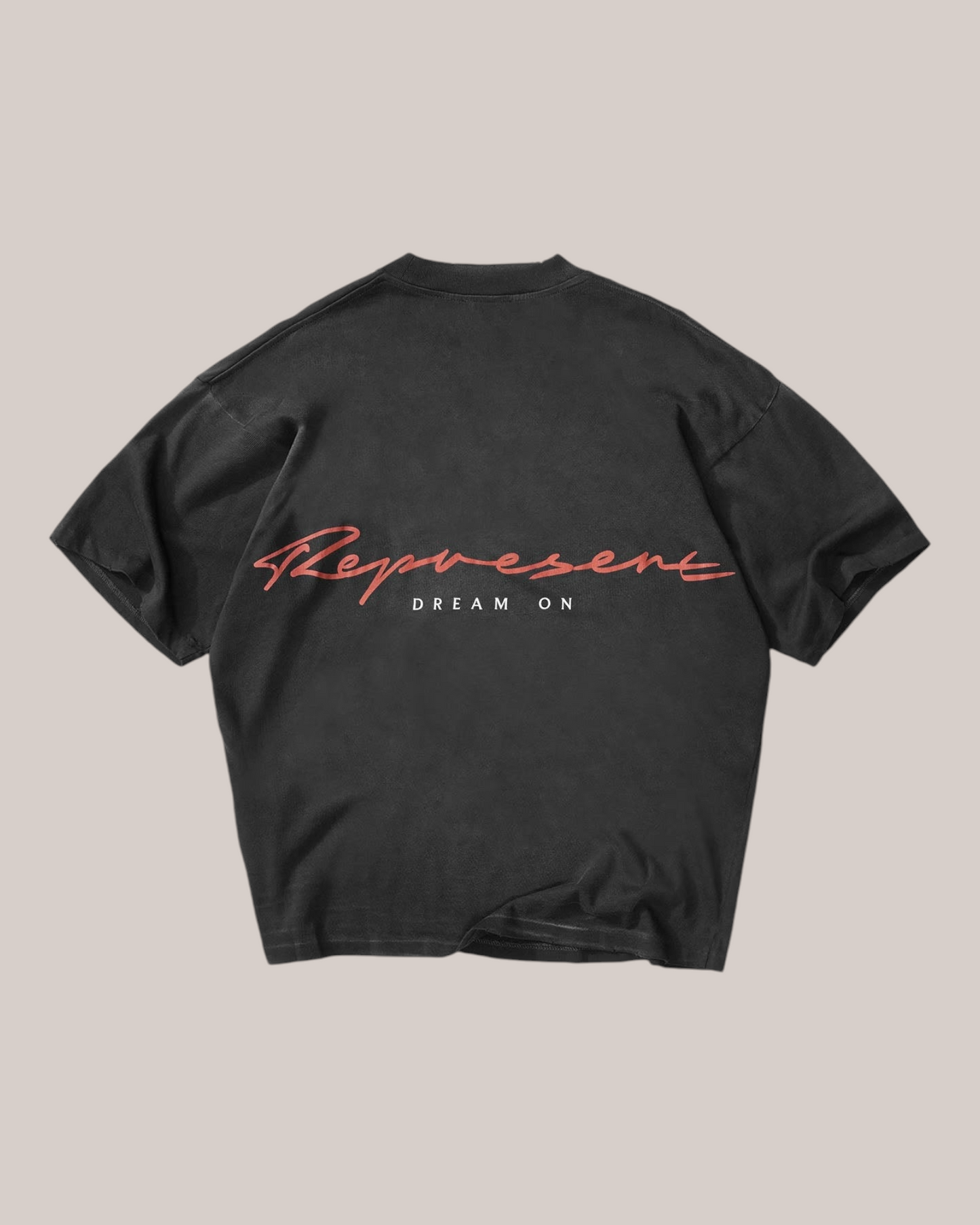 T-Shirt Chrome Flight Stained Black MLM100761-04 Represent
