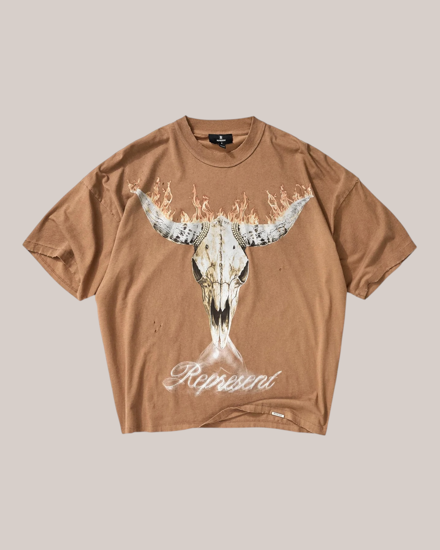 T-Shirt British Cowboy Dusty Brown MLM100592-16 Represent