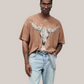 T-Shirt British Cowboy Dusty Brown MLM100592-16 Represent