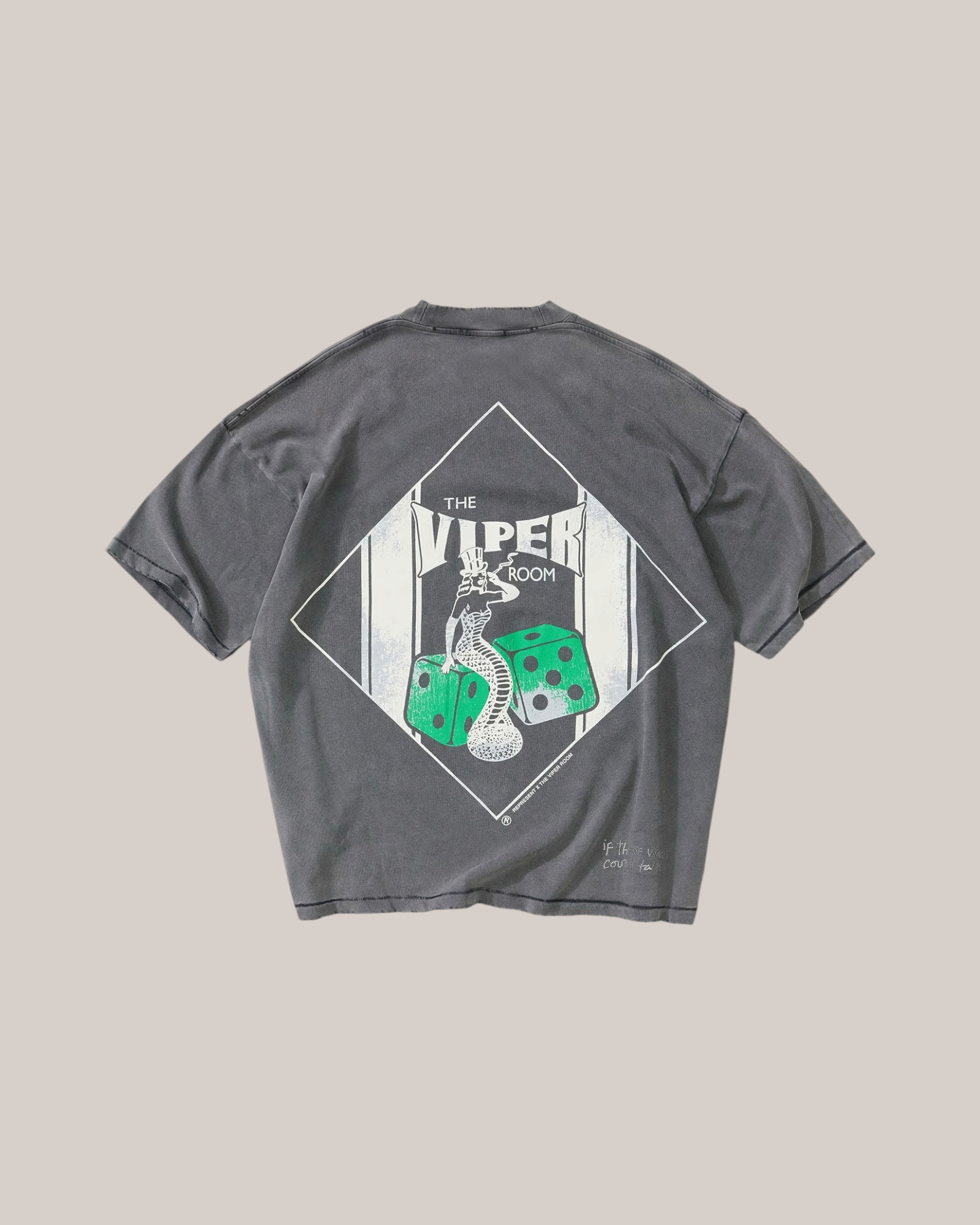 T-Shirt X Viper Room Dice Vintage Grey