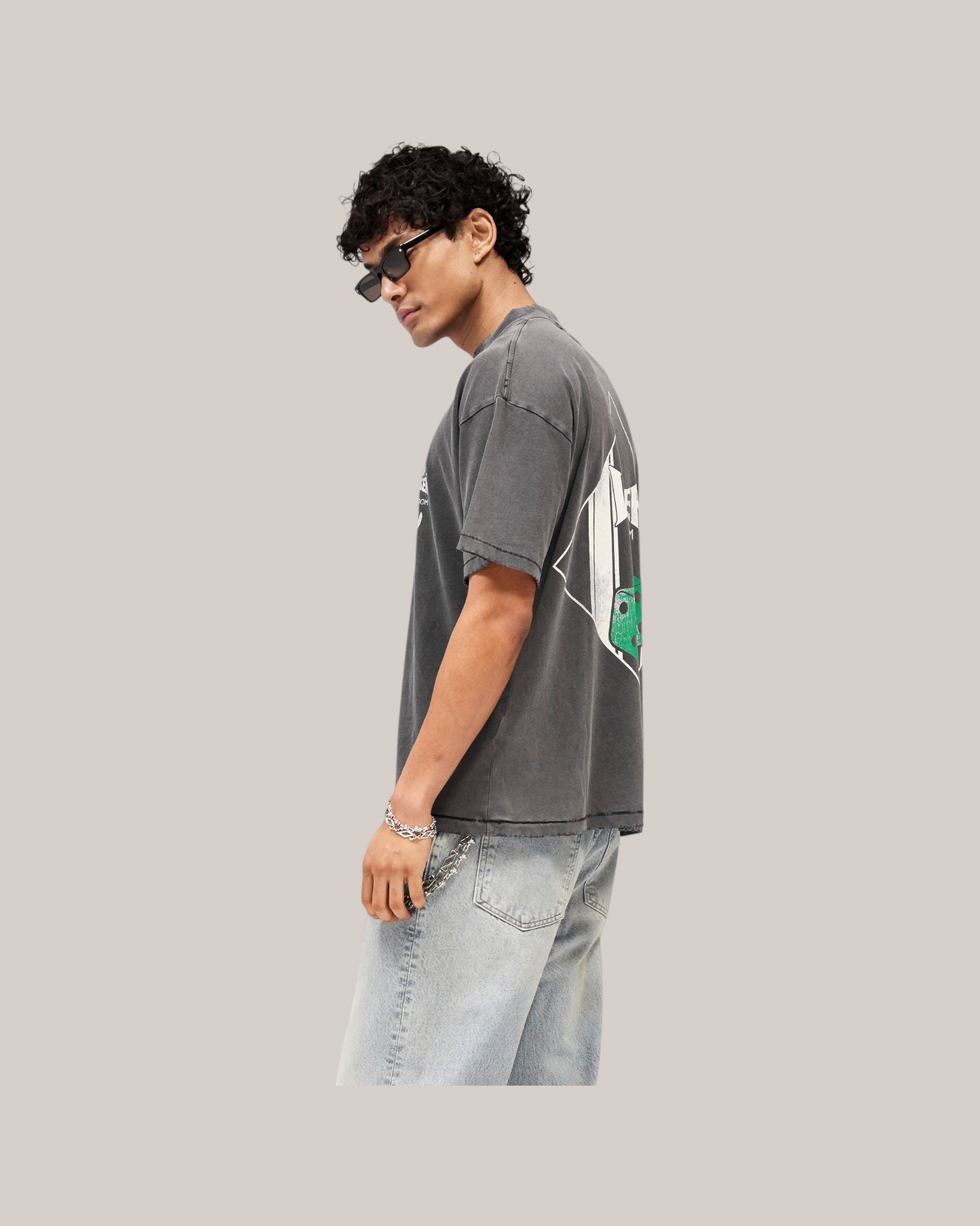T-Shirt X Viper Room Dice Vintage Grey