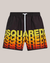 Costume Da Bagno Uomo Logo Layared Nero D7B626710-154 Dsquared2