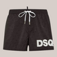 Costume Da Bagno Sunset Chaser Nero D7B646600-010 Dsquared2