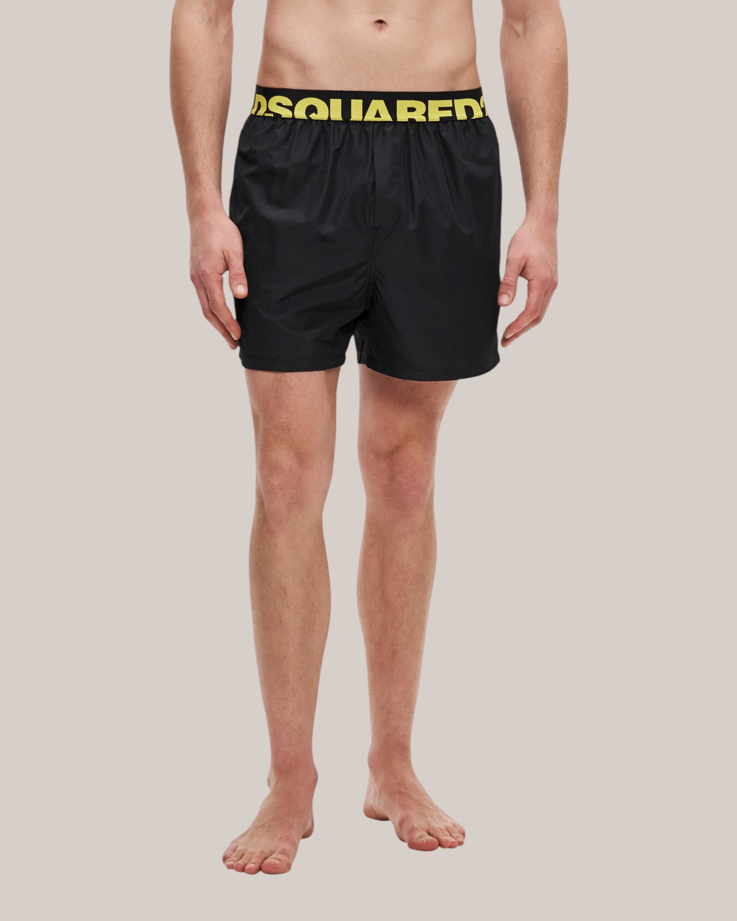Costume Da Bagno Nero/Giallo D7B626560-014 Dsquared2