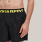 Costume Da Bagno Nero/Giallo D7B626560-014 Dsquared2