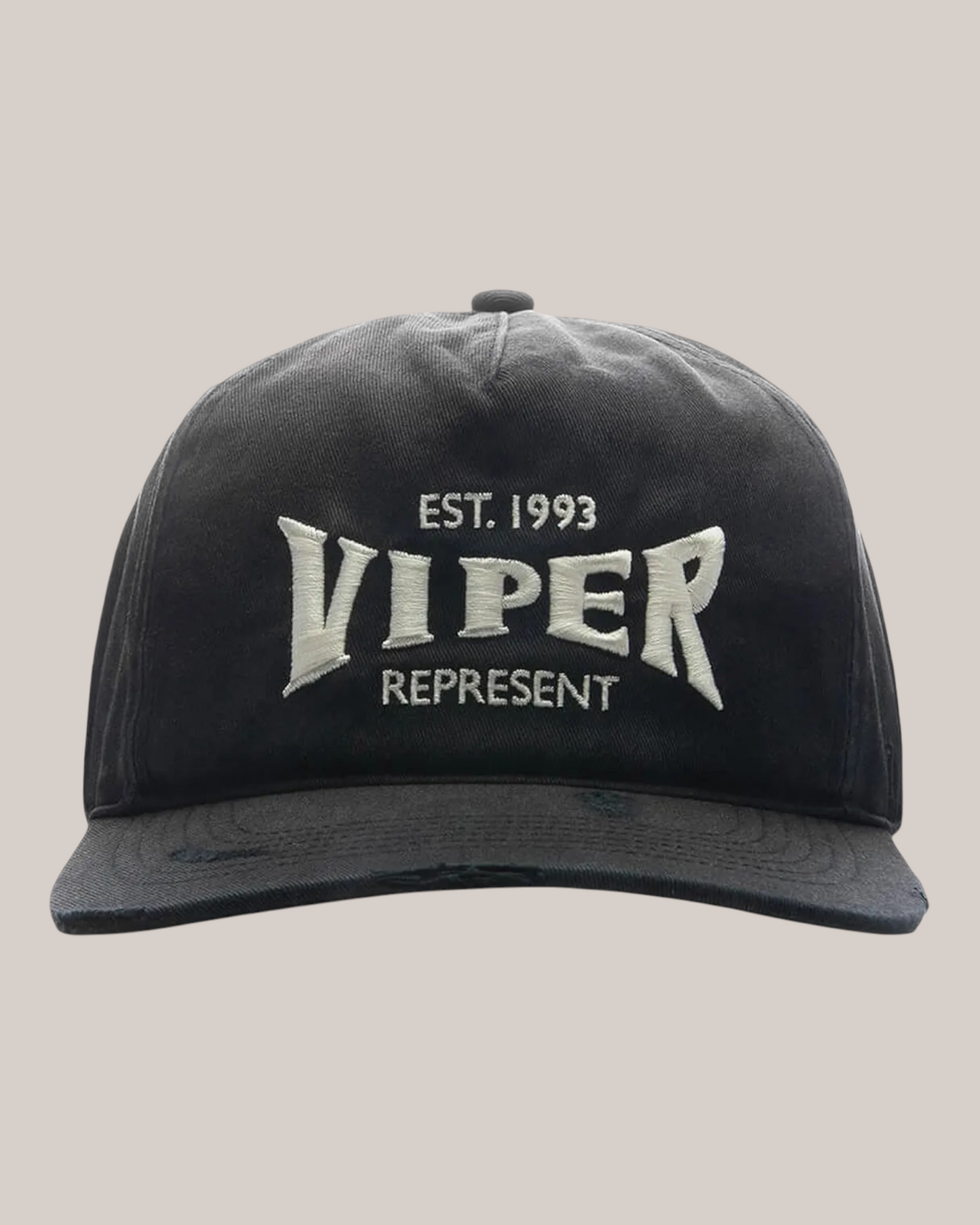 Cappello Con Visiera Dritta X Viper 47 Club Nero MLM100641-01 Represent