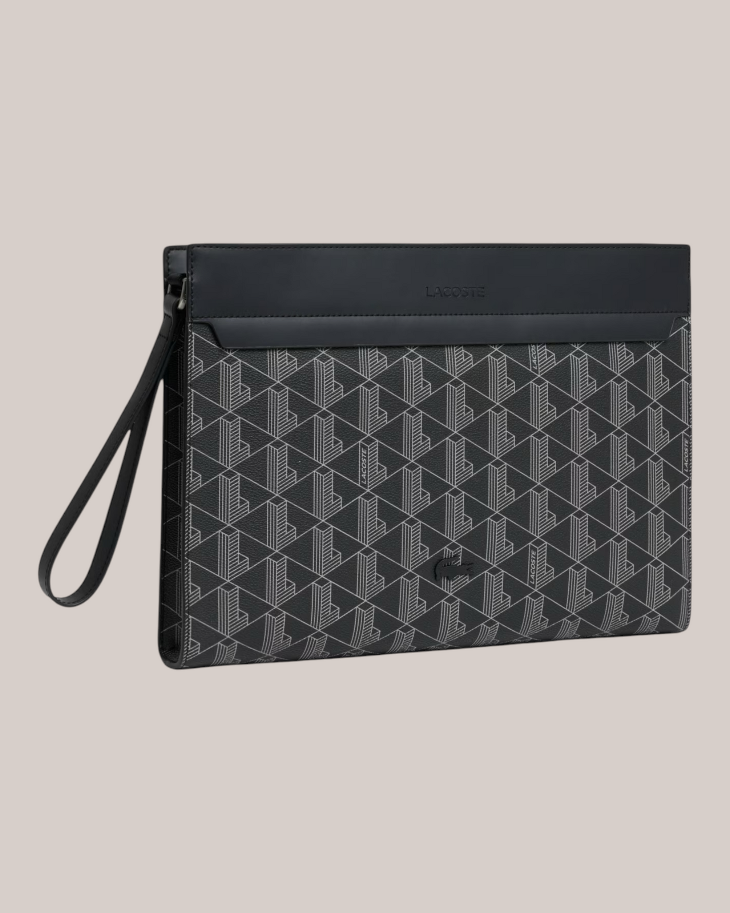 Pochette Grande The Blend Monogram Noir NH5065LX Lacoste