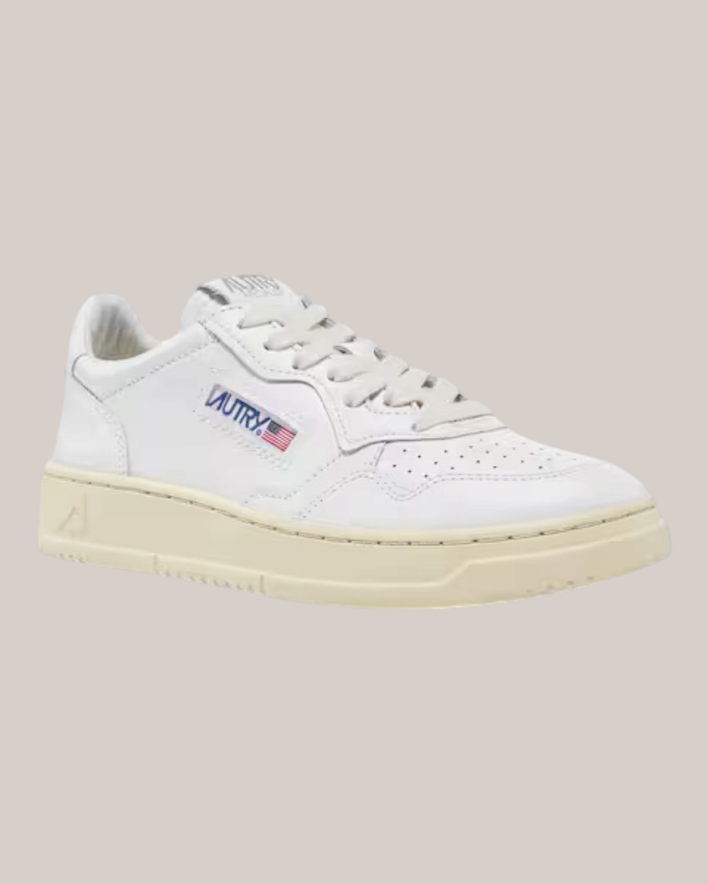 Sneakers In Pelle Medalist Low AULM-LL15 Bianca Autry