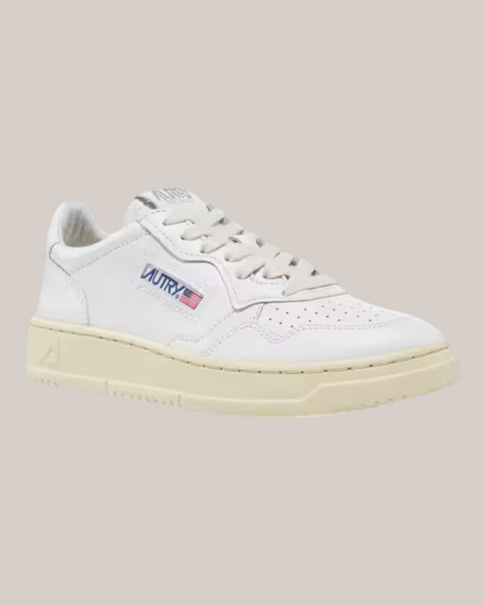 Sneakers In Pelle Medalist Low AULM-LL15 Bianca Autry