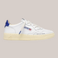 Sneakers In Pelle Medalist Low AULM-DL01 Bianca e Blue Autry