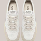 Sneakers In Pelle Medalist Low AULM-LS33 Bianca e Suede Beige Autry