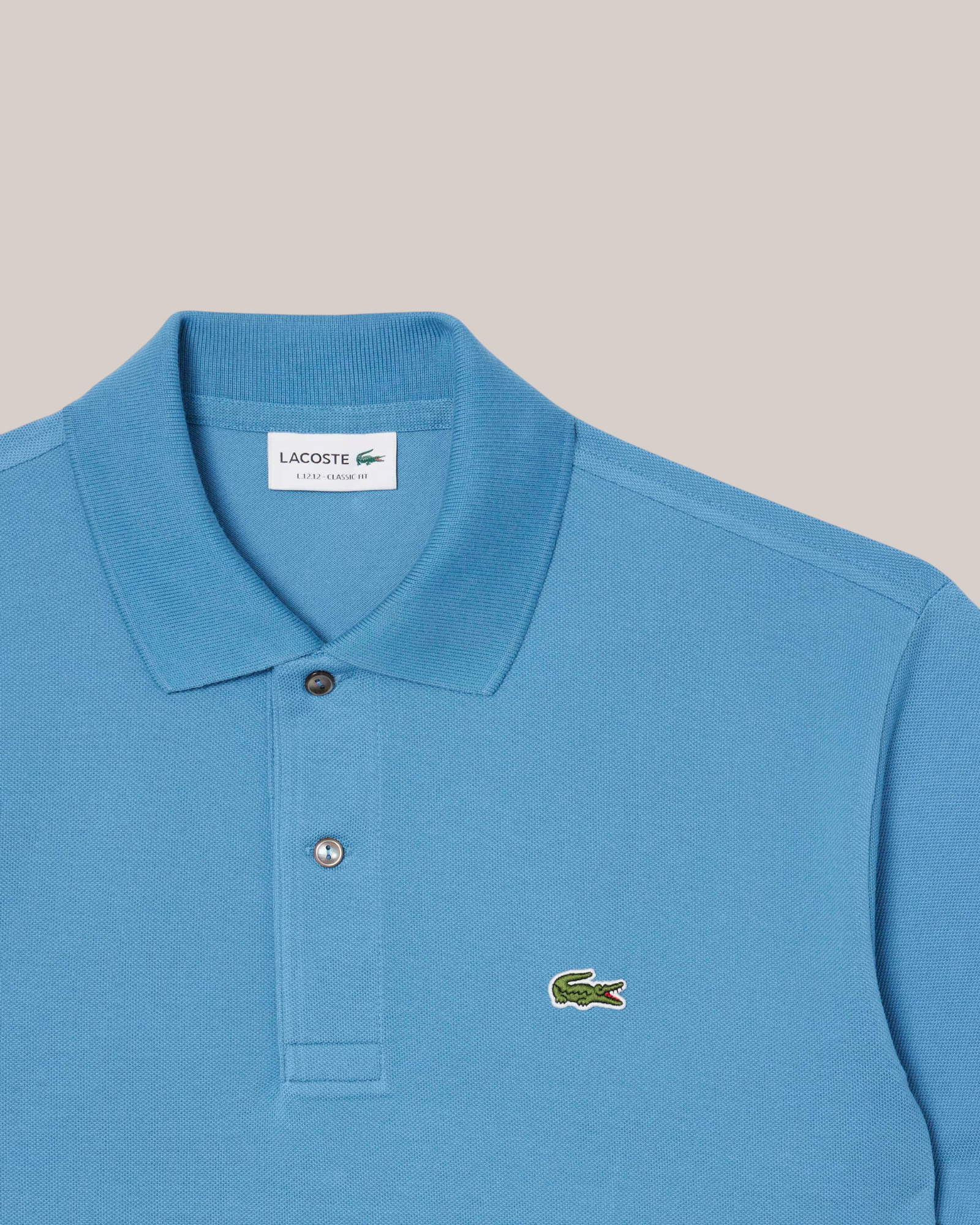 Polo Classic Fit Blue In Piquet L1212-00-JBK Lacoste