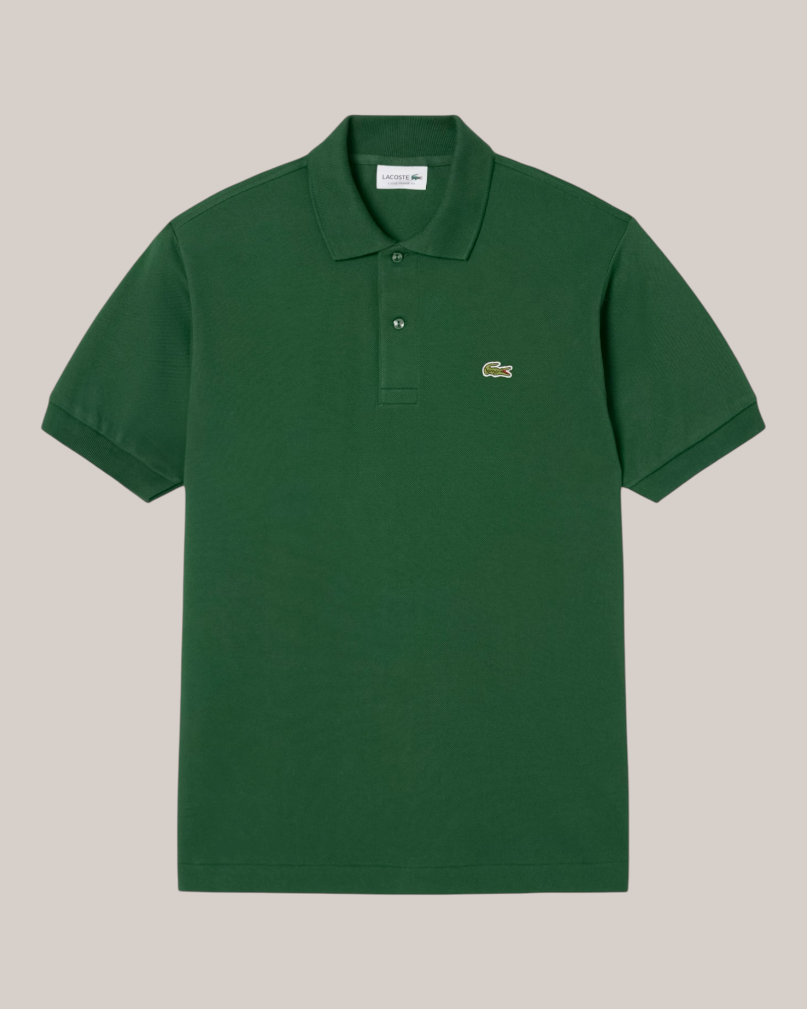 Polo Classic Fit Verde In Piquet L1212-00-132 Lacoste