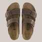Sandali Unisex Narrow Fit Birko-Flor Nubuck Mocca 0151183 Birkenstock
