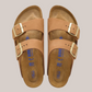 Sandali Arizona Donna Narrow Fit Plantare Morbido Mink 1032086 Birkenstock