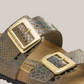 Sandali Sydney Donna Narrow Fit Shiny Snake Sage 1030888 Birkenstock