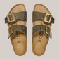 Sandali Sydney Donna Narrow Fit Shiny Snake Sage 1030888 Birkenstock