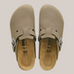Sandali Boston Tex Nubuck Uomo Faded Khaki Syn 2.0 1033154 Birkenstock