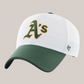 Cappello Con Visiera Oakland Athletics Ribstop Bianco BRTTS18BBP 47 Brand