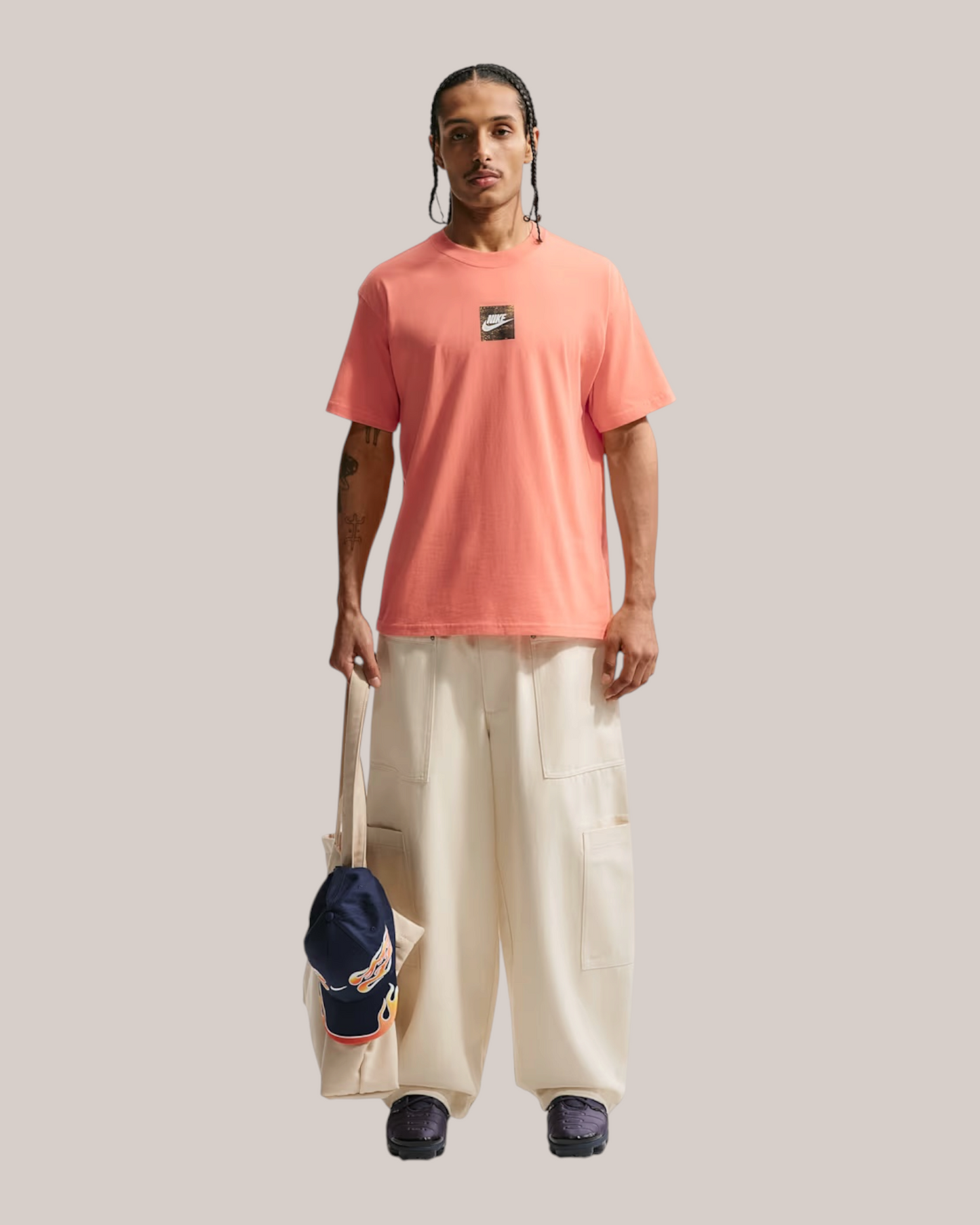 T-Shirt Sportswear Unisex Big Swosh Retro Orange Frost IR4958-835 Nike