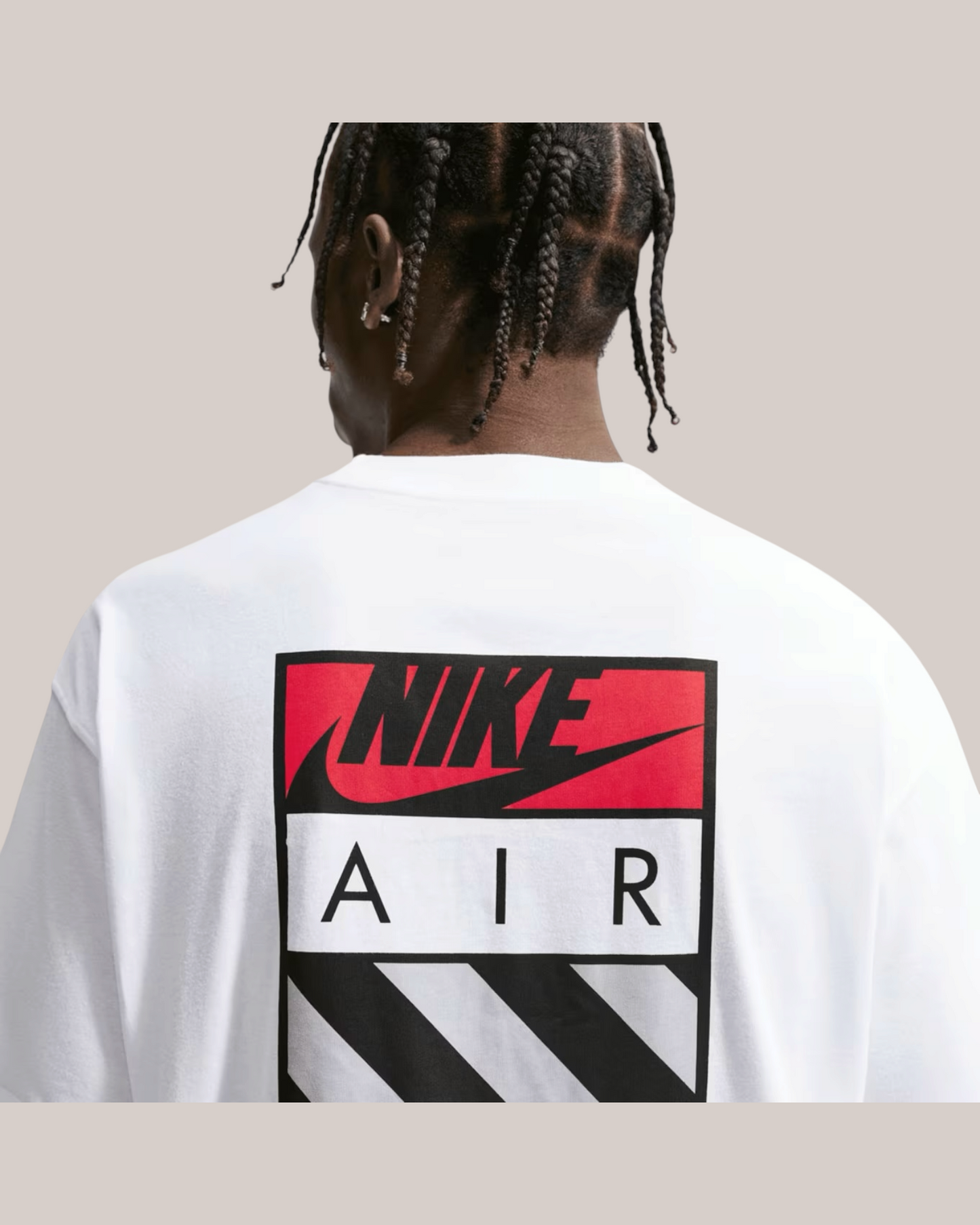 T-Shirt Sportswear Unisex Lse Air Box Bianca IR8021-100 Nike