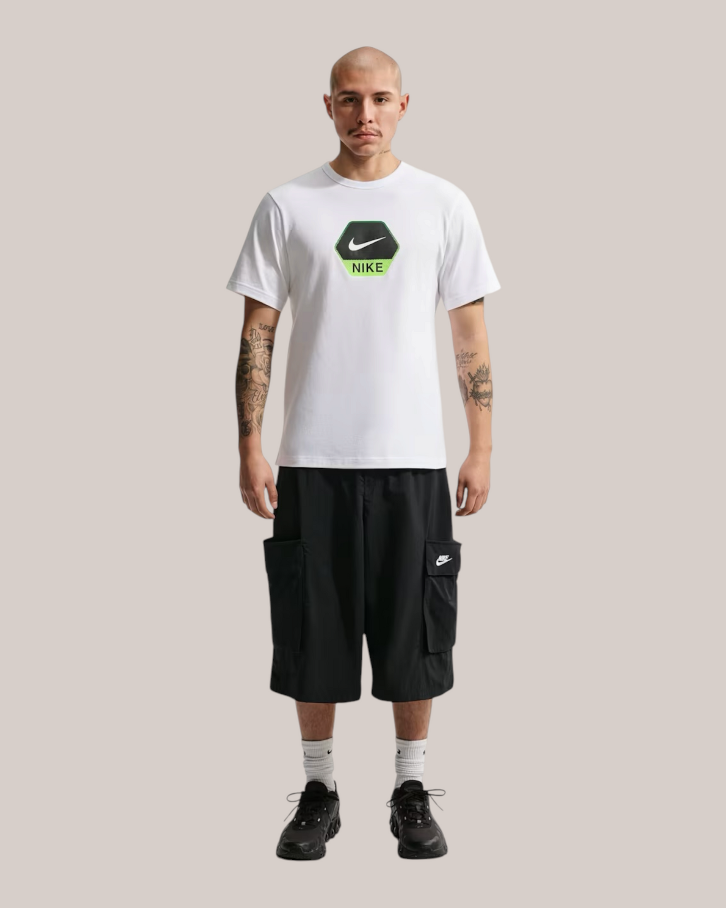 T-Shirt Sportswear Unisex Square Logo Bianca IQ0471-101 Nike