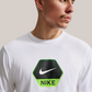 T-Shirt Sportswear Unisex Square Logo Bianca IQ0471-101 Nike