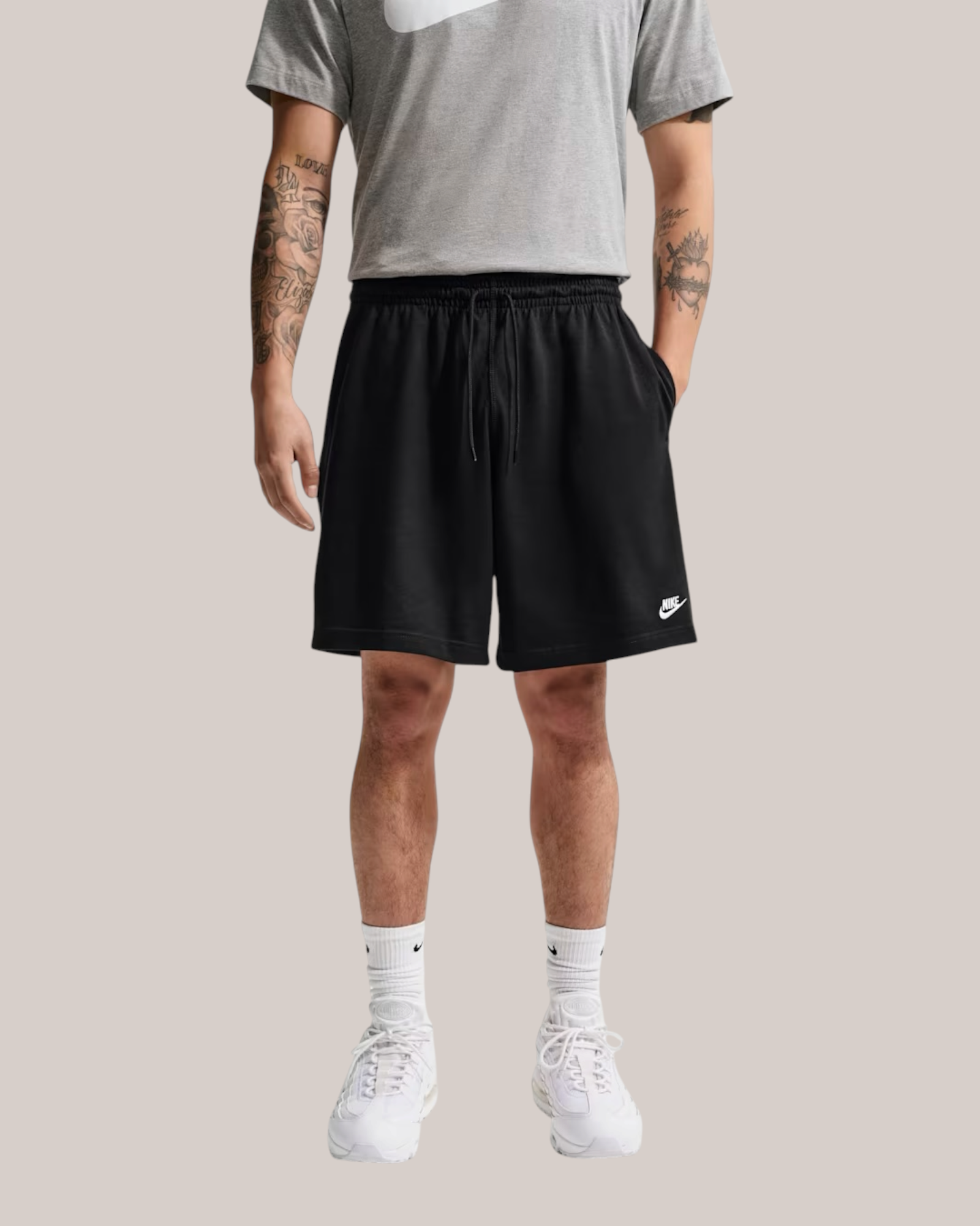 Short Garzato In French Terry Club Sportswear Nero FQ4359-010 Nike