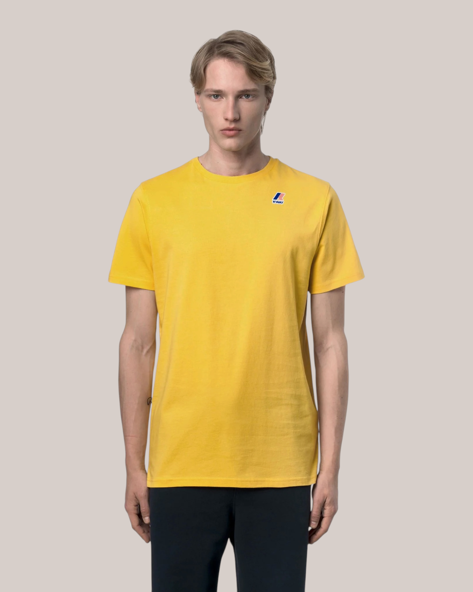 T-Shirt Slim Fit Leonide Gialla K7142 T05 K-Way