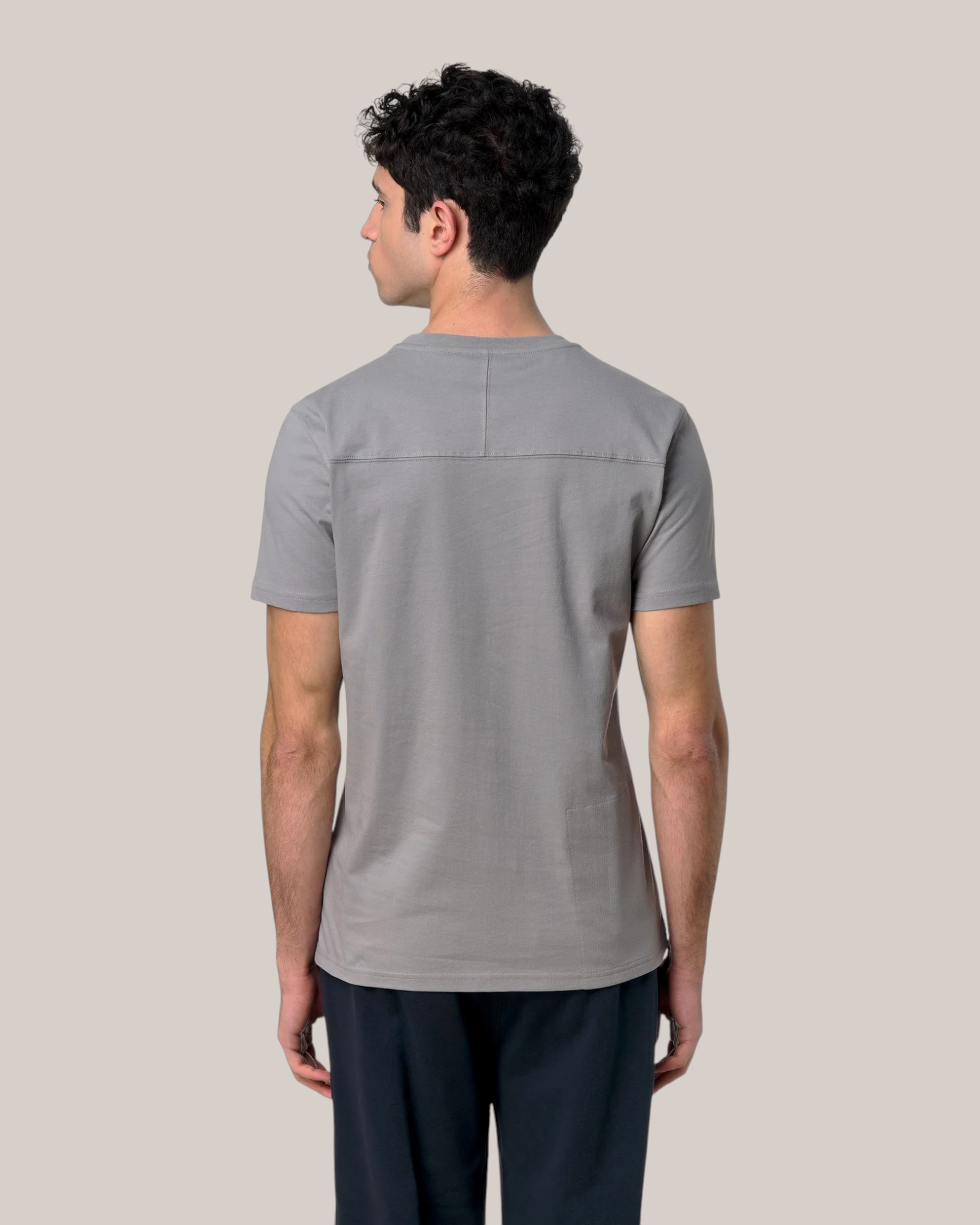 T-Shirt Slim Fit Leonide Blu Grey Frost K7142 411 K-Way