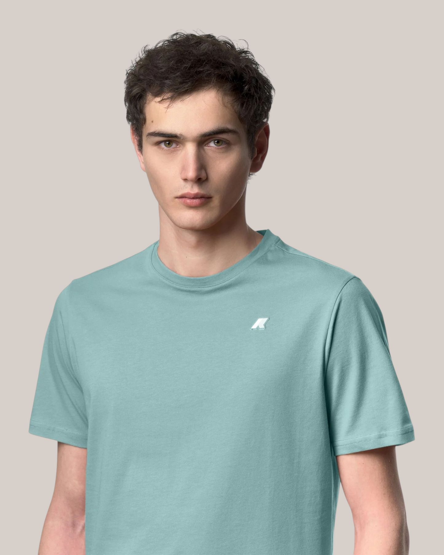 T-Shirt in Jersey Slim Fit Odom Green Mine K7125UW WIC K-Way