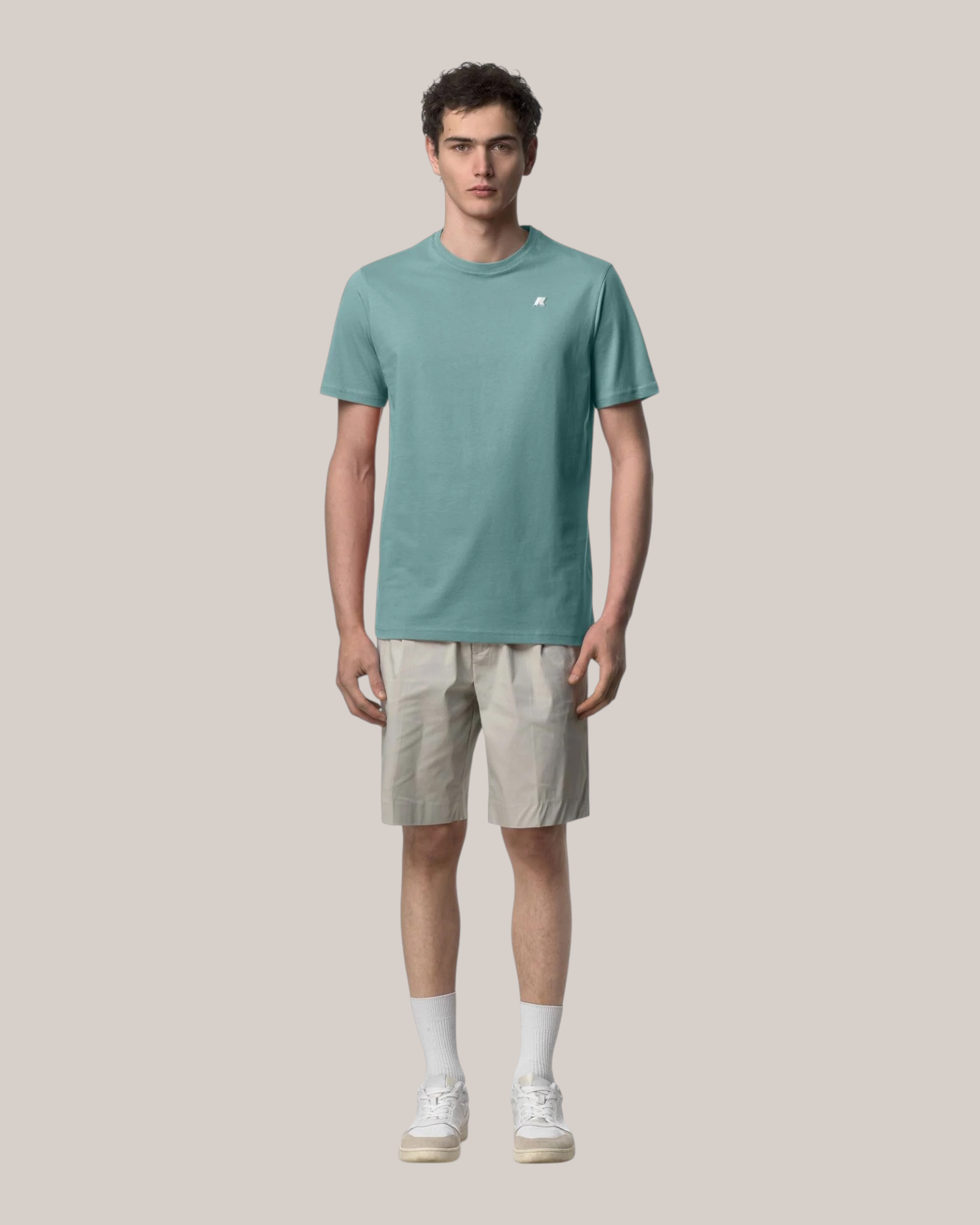 T-Shirt in Jersey Slim Fit Odom Green Mine K7125UW WIC K-Way