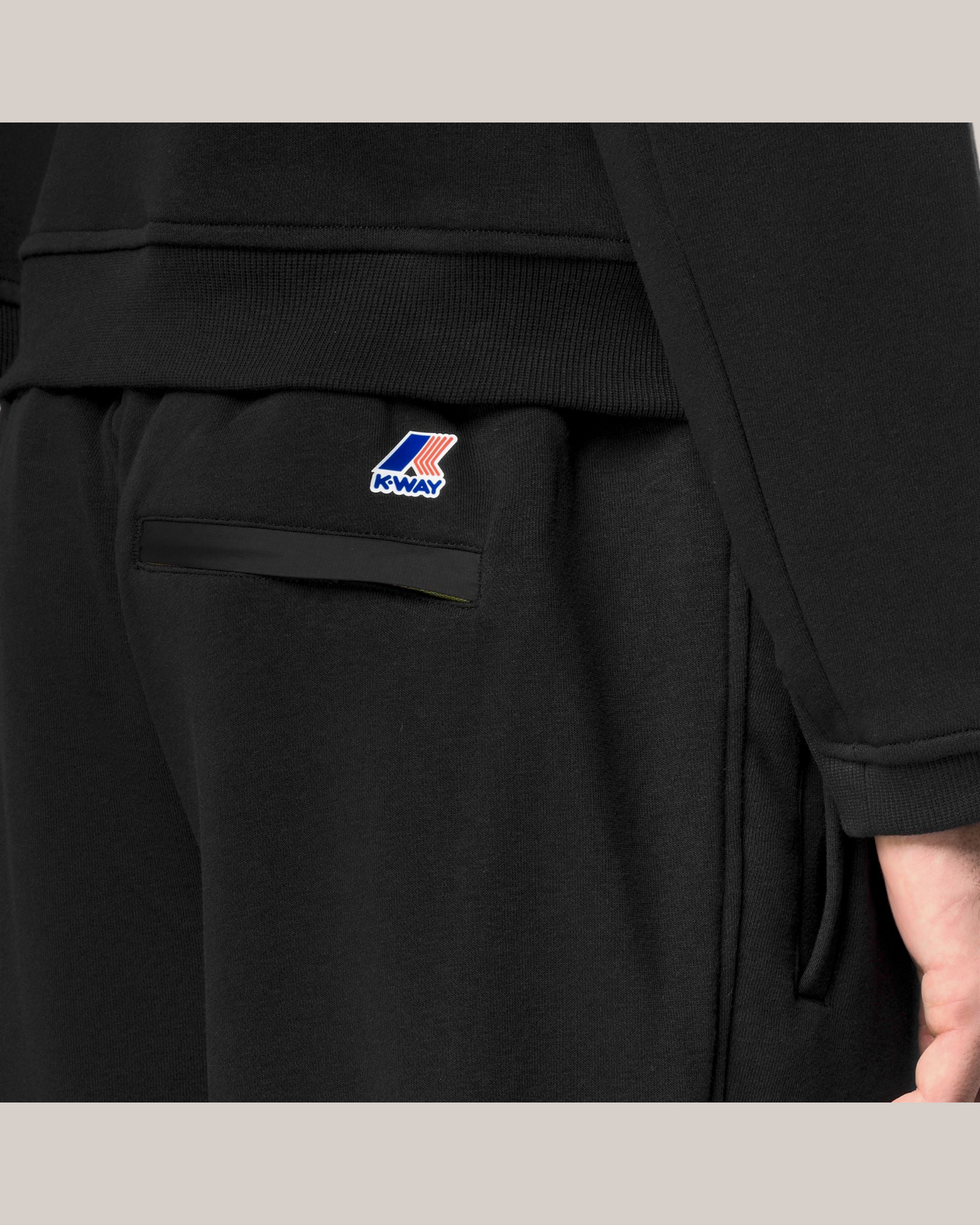 Short Unisex Poly Cotton Casimir Nero KK5138GW USY K-Way