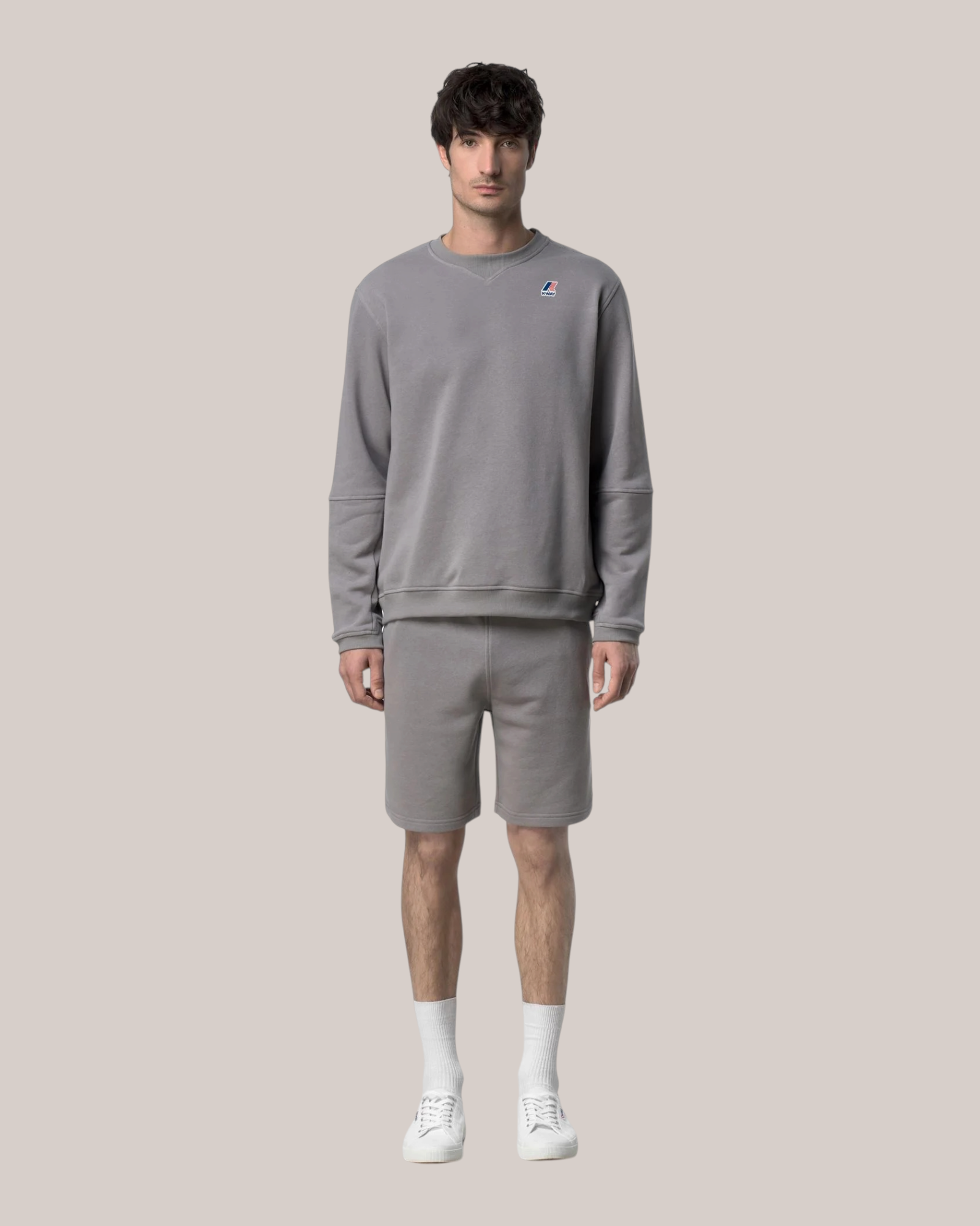 Short Unisex Poly Cotton Casimir Grey Frost KK5138GW 411 K-Way