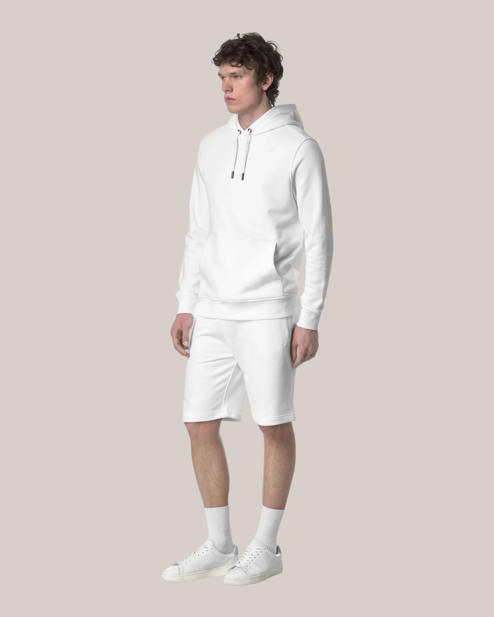 Short French Terry Erick Bianco K1151SW 001 K-Way