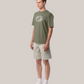 T-Shirt Solo Jersey History Green Lichen K71357w v15 K-Way