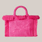Borse Colette Terry Effetto Spugna Con Rilievo Fucsia COL011 02550L MC2 Saint Barth