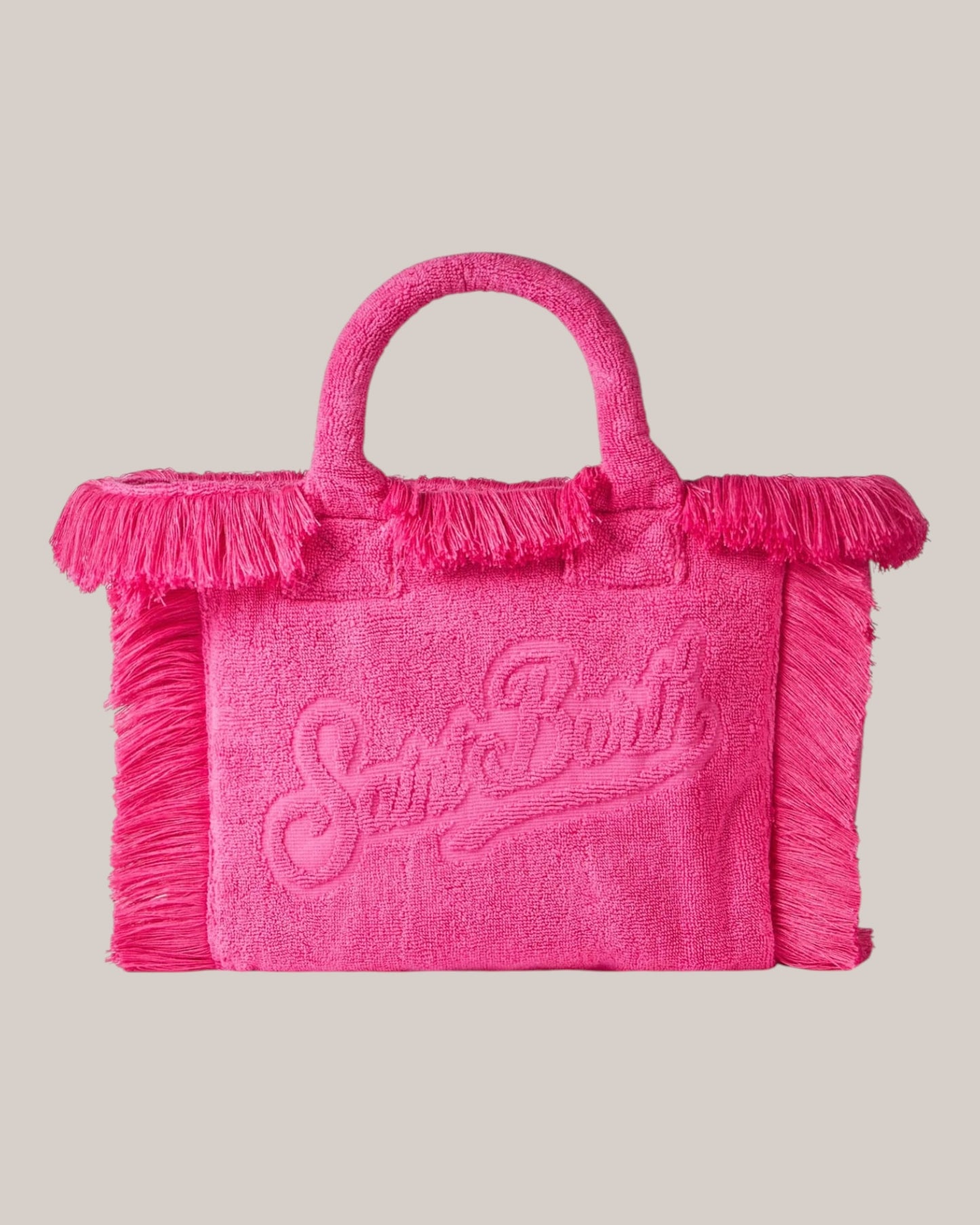 Borse Colette Terry Effetto Spugna Con Rilievo Fucsia COL011 02550L MC2 Saint Barth