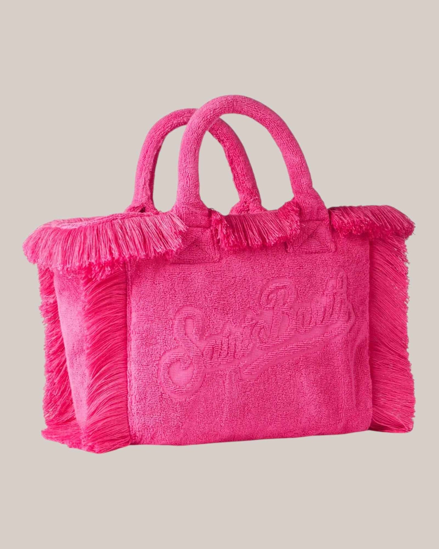 Borse Colette Terry Effetto Spugna Con Rilievo Fucsia COL011 02550L MC2 Saint Barth