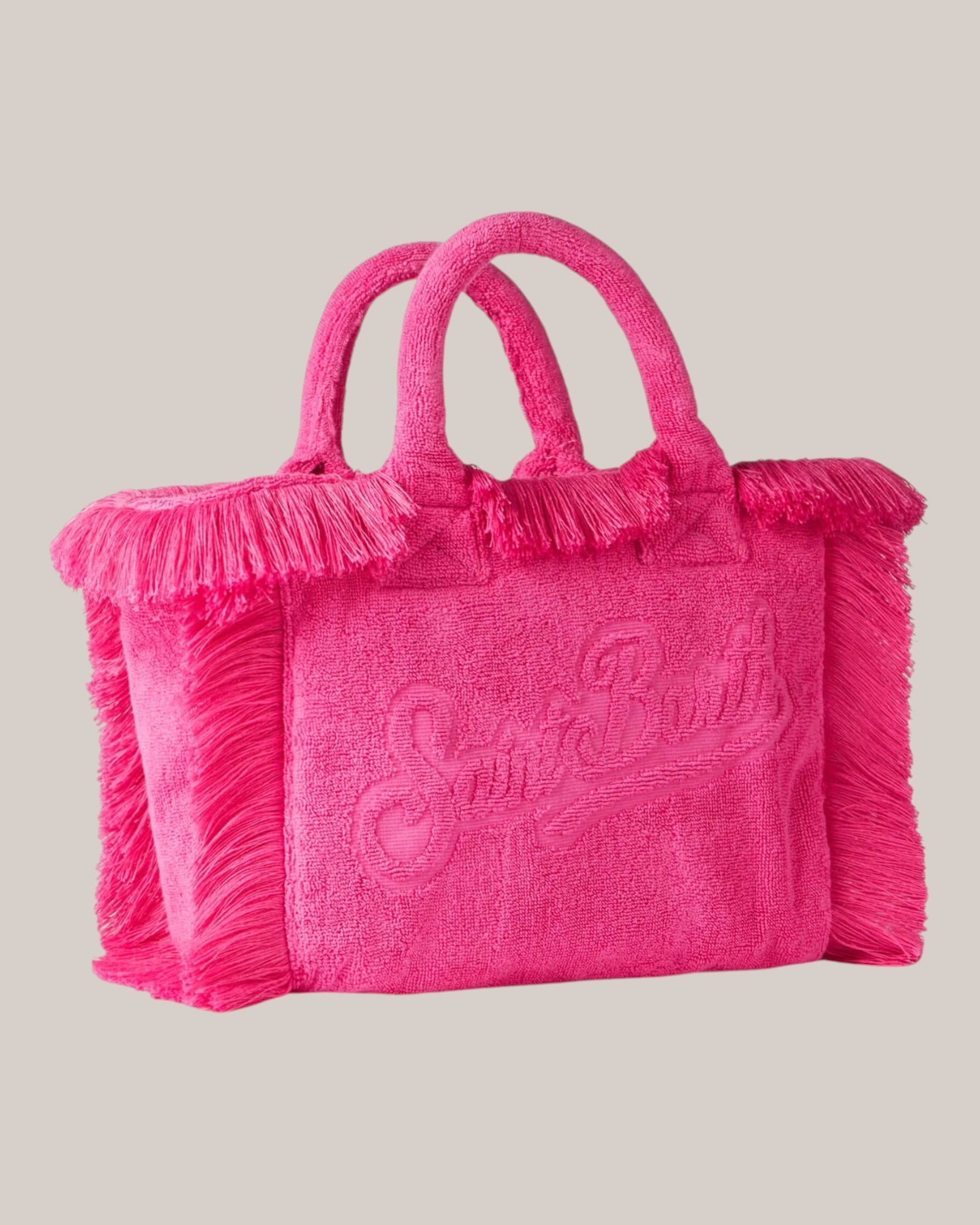 Borse Colette Terry Effetto Spugna Con Rilievo Fucsia COL011 02550L MC2 Saint Barth