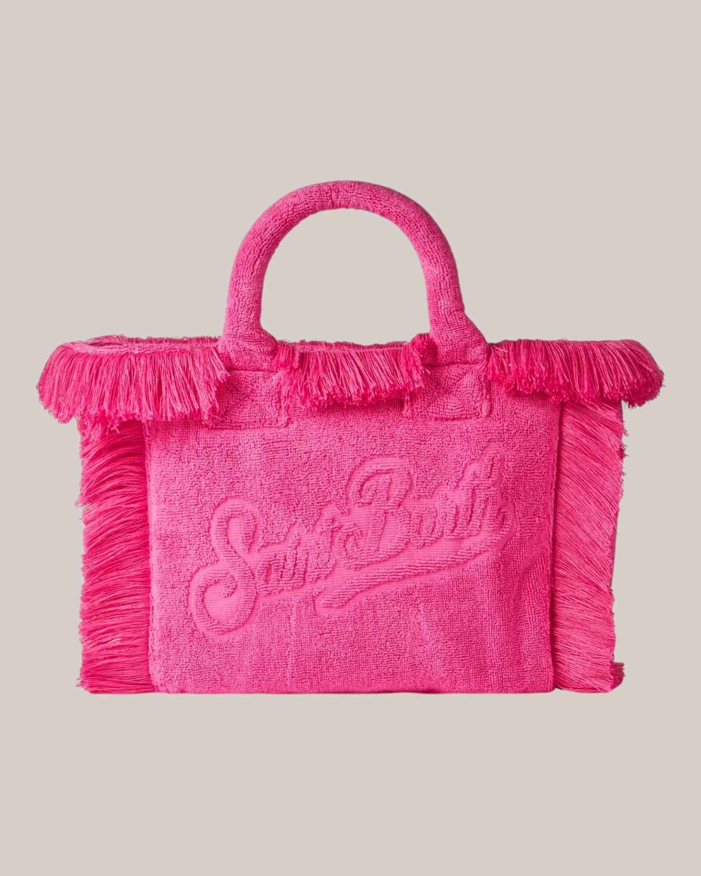 Borse Colette Terry Effetto Spugna Con Rilievo Fucsia COL011 02550L MC2 Saint Barth