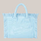 Borse Colette Terry Effetto Spugna Con Rilievo Celeste COL011 00414L MC2 Saint Barth