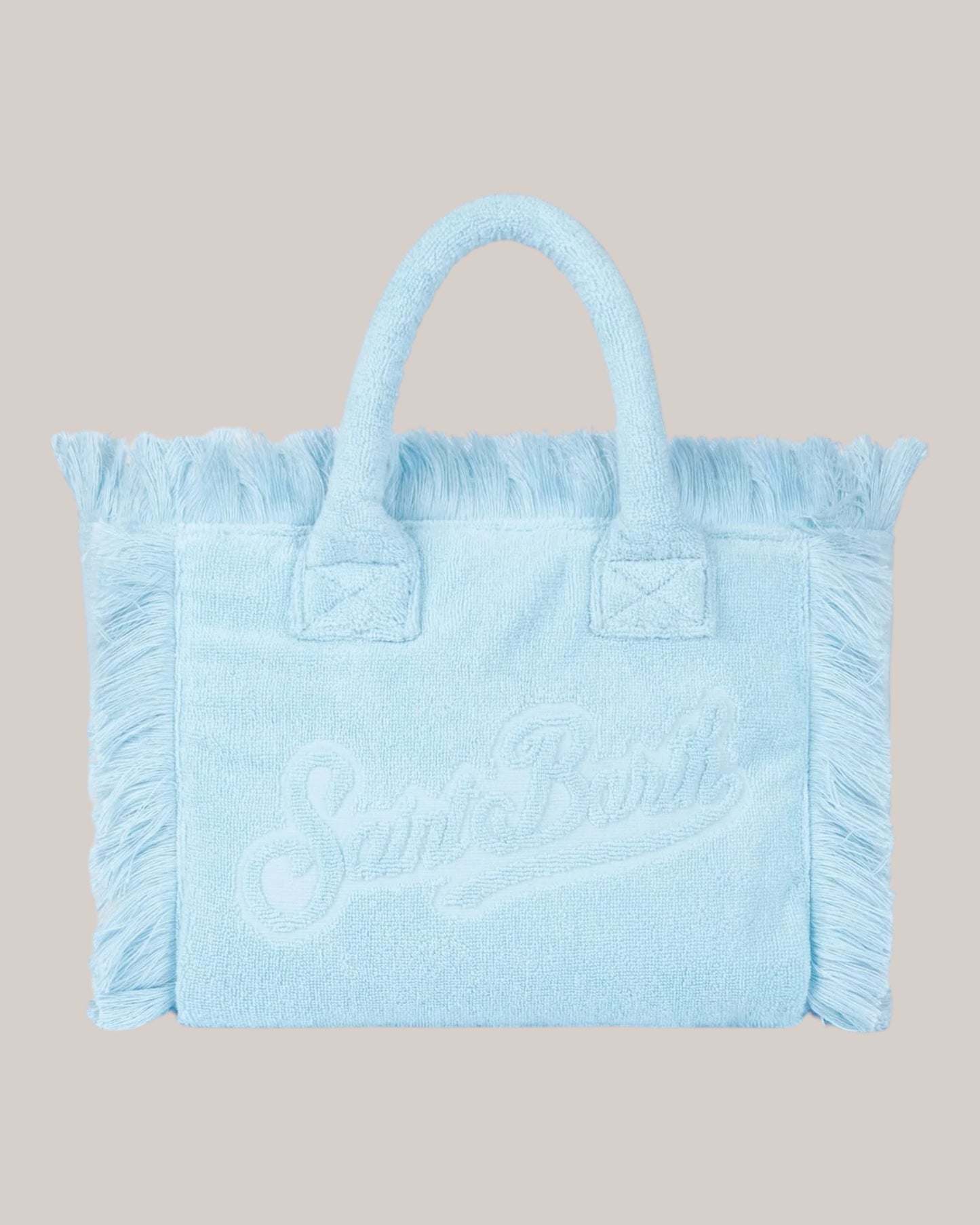 Borse Colette Terry Effetto Spugna Con Rilievo Celeste COL011 00414L MC2 Saint Barth