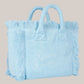 Borse Colette Terry Effetto Spugna Con Rilievo Celeste COL011 00414L MC2 Saint Barth